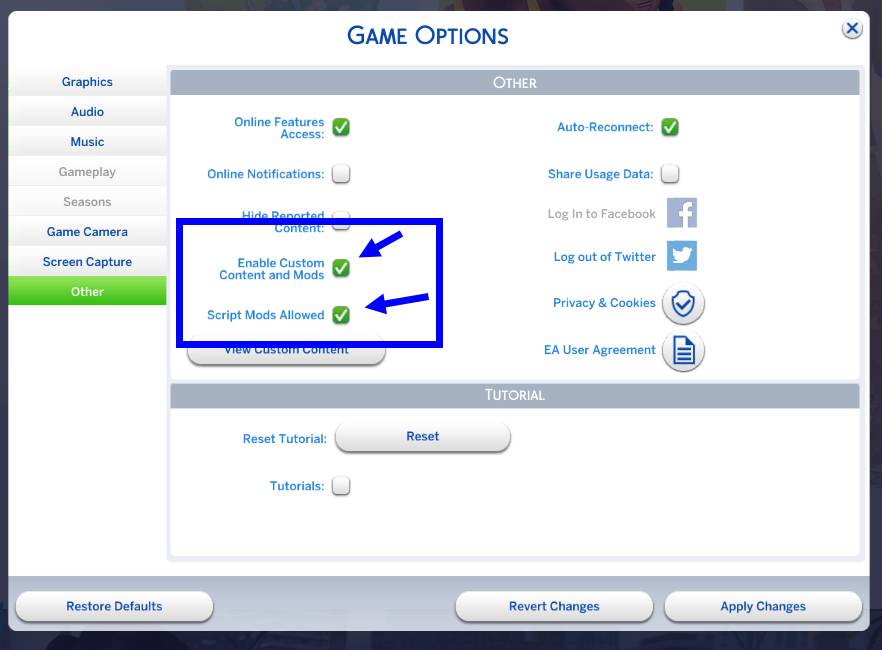 mod the sims downloads